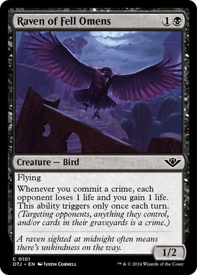 Raven of Fell Omens, Outlaws of Thunder Junction