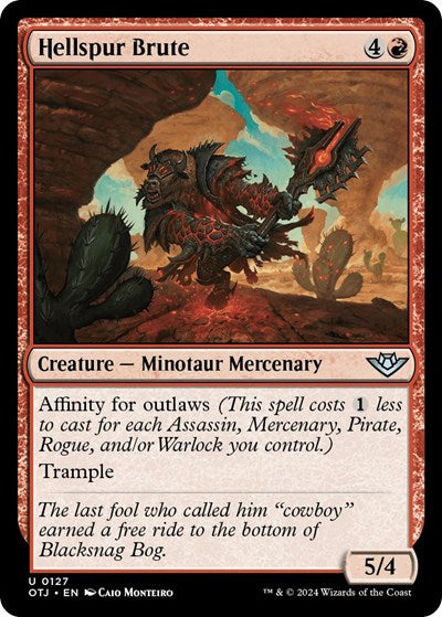 Hellspur Brute, Outlaws of Thunder Junction