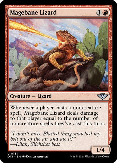 Magebane Lizard, Outlaws of Thunder Junction