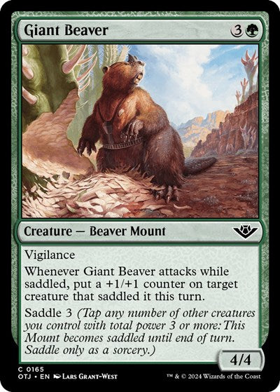 Giant Beaver, Outlaws of Thunder Junction