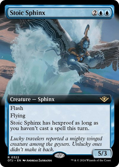 Stoic Sphinx (Extended Art), Outlaws of Thunder Junction