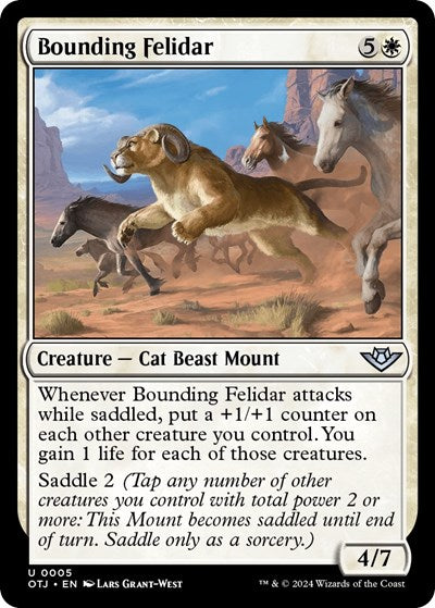 Bounding Felidar, Outlaws of Thunder Junction