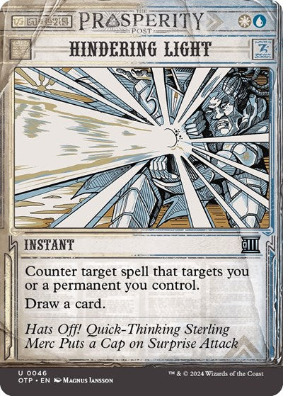 Hindering Light, Outlaws of Thunder Junction: Breaking News