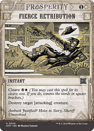 Fierce Retribution, Outlaws of Thunder Junction: Breaking News