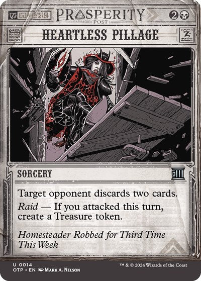 Heartless Pillage, Outlaws of Thunder Junction: Breaking News