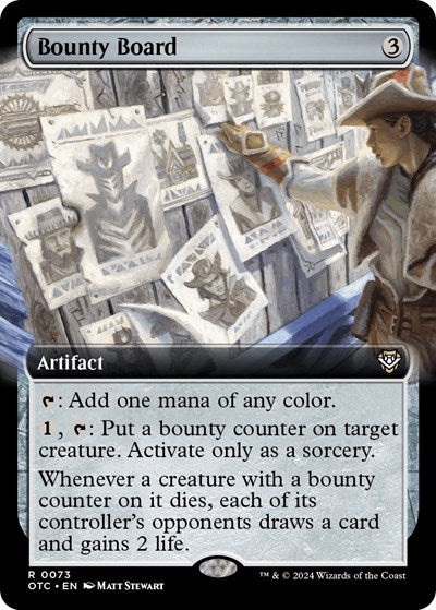 Bounty Board (Extended Art), Commander: Outlaws of Thunder Junction