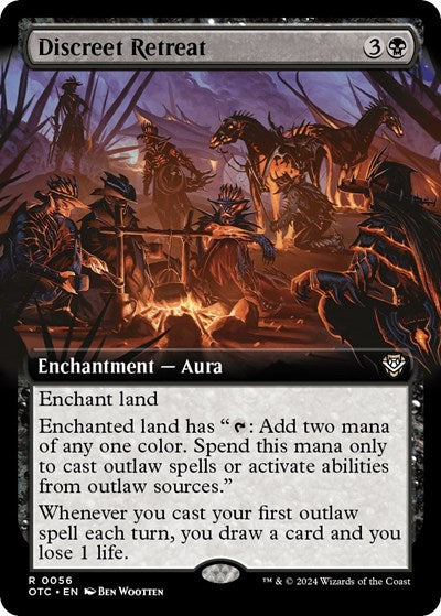 Discreet Retreat (Extended Art), Commander: Outlaws of Thunder Junction