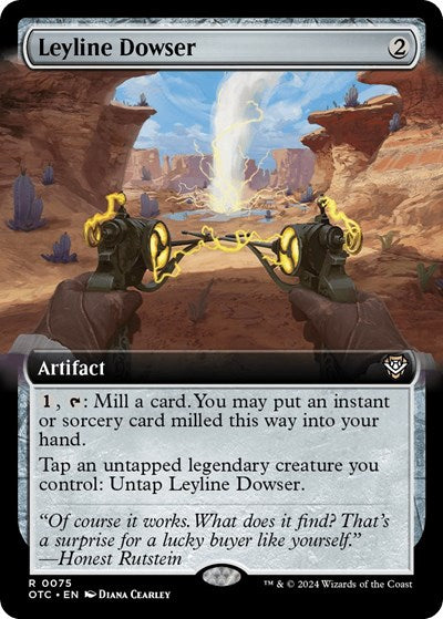 Leyline Dowser (Extended Art), Commander: Outlaws of Thunder Junction