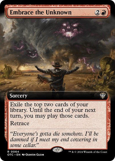 Embrace the Unknown (Extended Art), Commander: Outlaws of Thunder Junction
