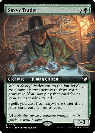 Savvy Trader (Extended Art), Commander: Outlaws of Thunder Junction