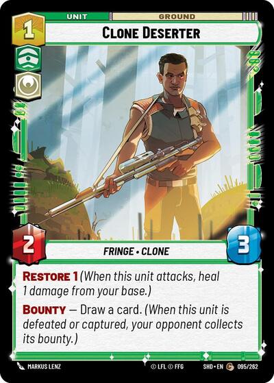 Clone Deserter, Shadows of the Galaxy