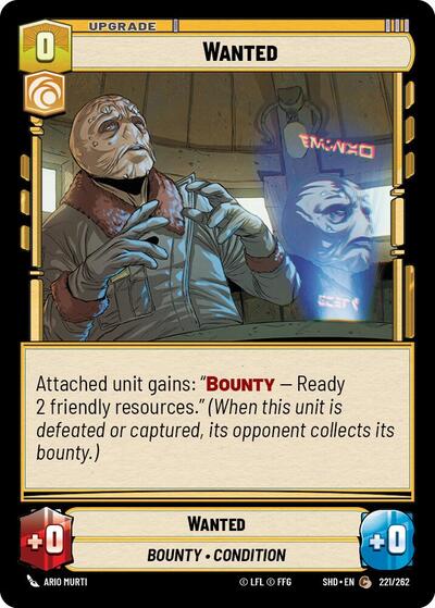 Wanted, Shadows of the Galaxy