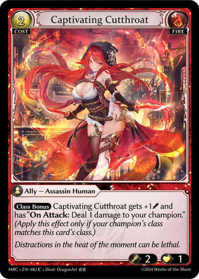 Captivating Cutthroat, Mercurial Heart