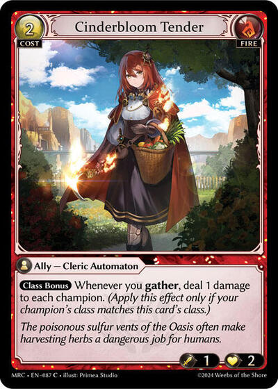 Cinderbloom Tender, Mercurial Heart