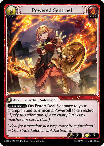 Powered Sentinel, Mercurial Heart