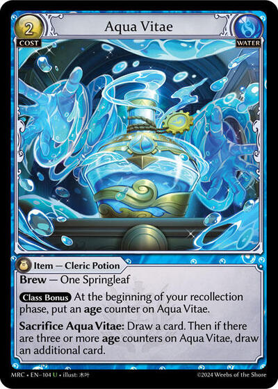 Aqua Vitae, Mercurial Heart