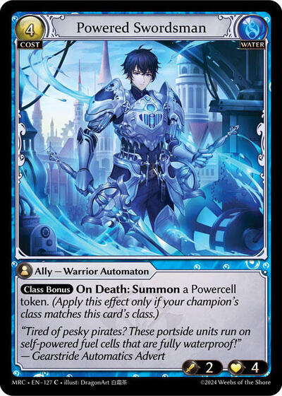 Powered Swordsman, Mercurial Heart