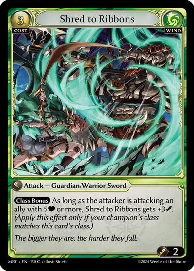 Shred to Ribbons, Mercurial Heart