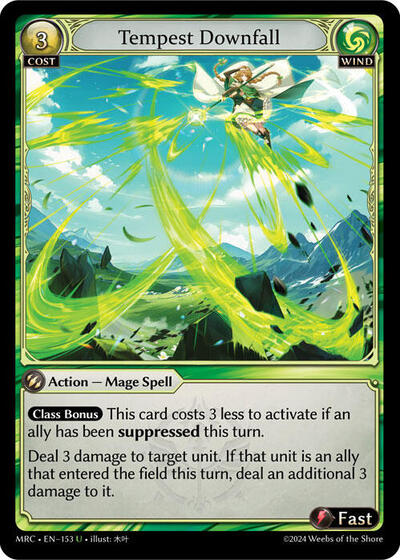 Tempest Downfall, Mercurial Heart