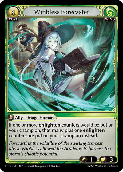 Winbless Forecaster, Mercurial Heart