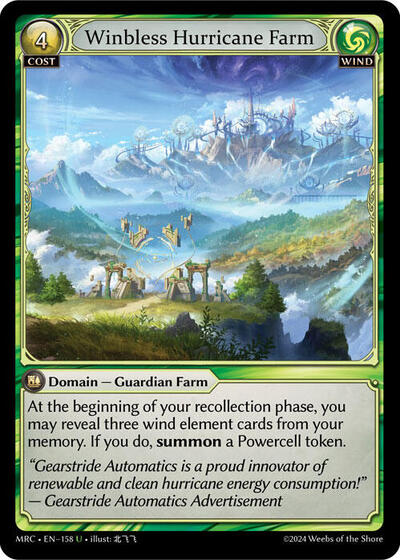 Winbless Hurricane Farm, Mercurial Heart
