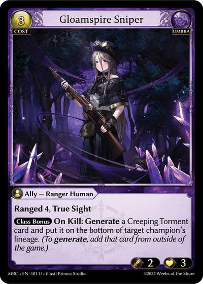 Gloamspire Sniper, Mercurial Heart