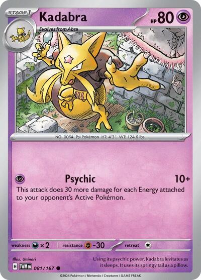 Kadabra, SV06: Twilight Masquerade