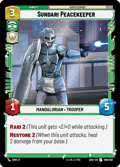 Sundari Peacekeeper, Shadows of the Galaxy