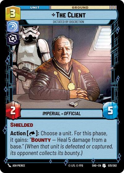 The Client - Dictated by Discretion, Shadows of the Galaxy