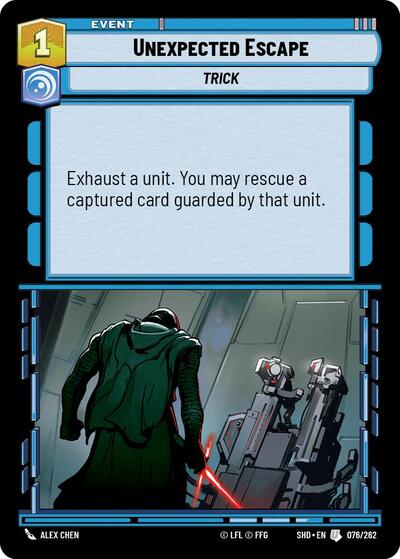 Unexpected Escape, Shadows of the Galaxy