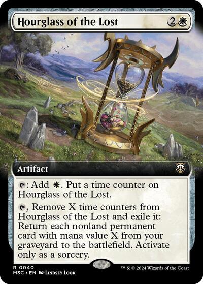 Hourglass of the Lost (Extended Art), Commander: Modern Horizons 3