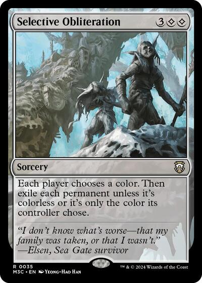 Selective Obliteration (Ripple Foil), Commander: Modern Horizons 3