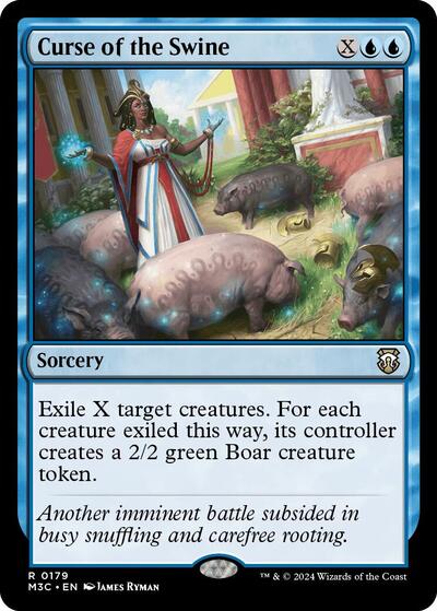 Curse of the Swine (Ripple Foil), Commander: Modern Horizons 3