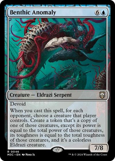 Benthic Anomaly (Ripple Foil), Commander: Modern Horizons 3