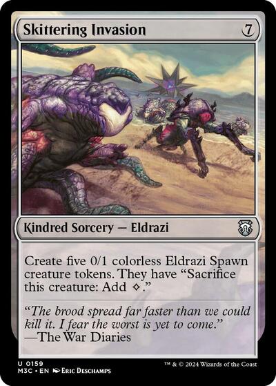 Skittering Invasion (Ripple Foil), Commander: Modern Horizons 3