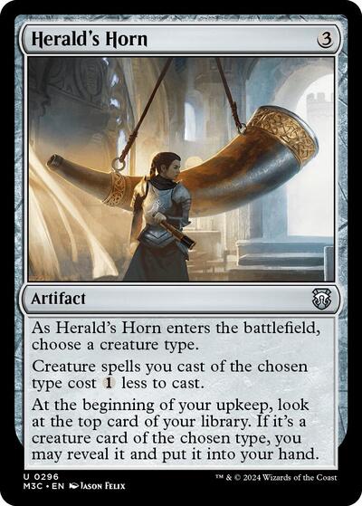 Herald's Horn (Ripple Foil), Commander: Modern Horizons 3