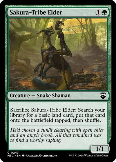 Sakura-Tribe Elder (Ripple Foil), Commander: Modern Horizons 3