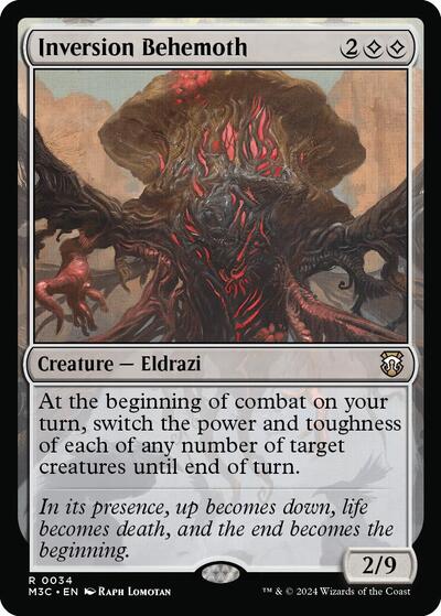 Inversion Behemoth  (Ripple Foil), Commander: Modern Horizons 3