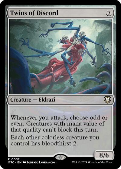 Twins of Discord (Ripple Foil), Commander: Modern Horizons 3