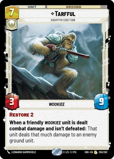 Tarfful - Kashyyyk Chieftain, Shadows of the Galaxy