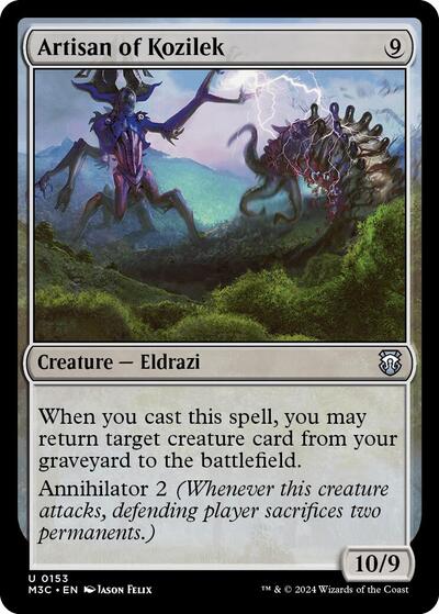 Artisan of Kozilek (Ripple Foil), Commander: Modern Horizons 3