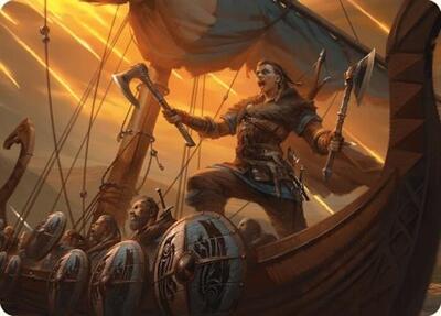 Eivor, Battle-Ready Art Card, Art Series: Universes Beyond: Assassin's Creed