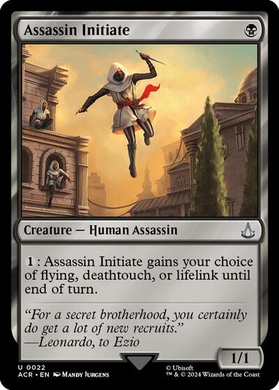 Assassin Initiate, Universes Beyond: Assassin's Creed