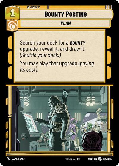 Bounty Posting, Shadows of the Galaxy