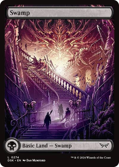 Swamp (0274) - Full Art, Duskmourn: House of Horror