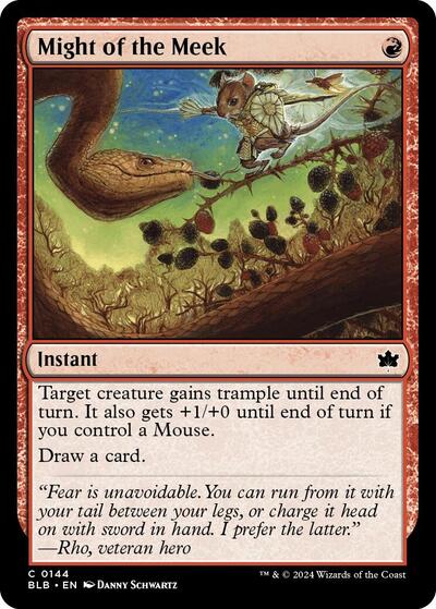Might of the Meek, Bloomburrow