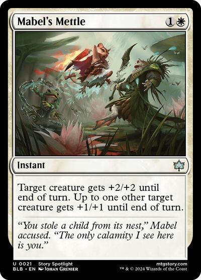 Mabel's Mettle, Bloomburrow