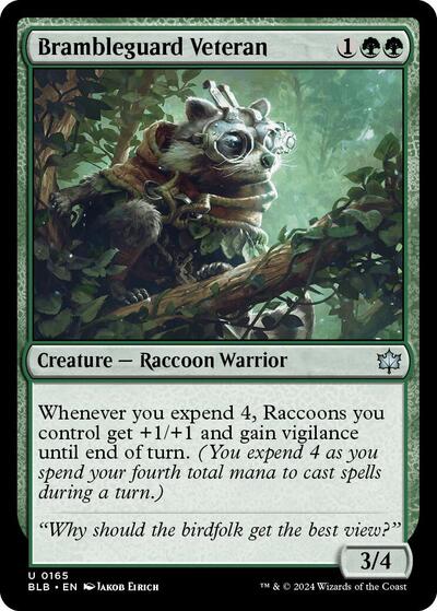 Brambleguard Veteran, Bloomburrow
