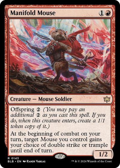 Manifold Mouse, Bloomburrow