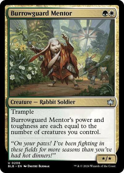 Burrowguard Mentor, Bloomburrow
